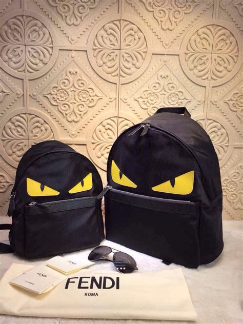 fendi little monster backpack|fendi monster backpack men.